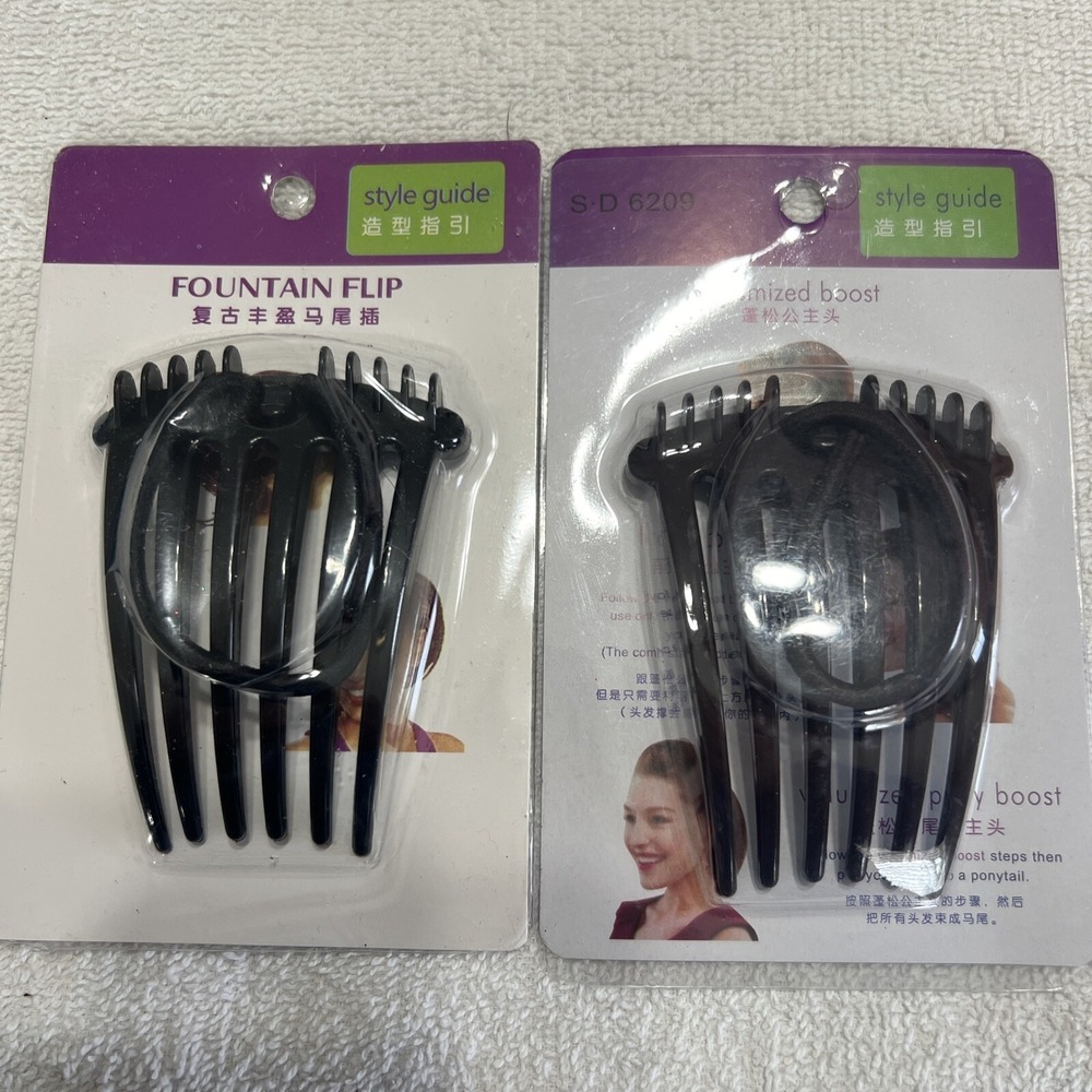 Fountain Flip Hair Clip And Volume Boost Hair Clip B3 Long Hair New In Package